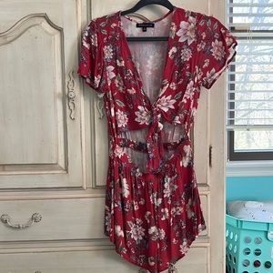 Kendall&Kylie Floral Beach Coverup